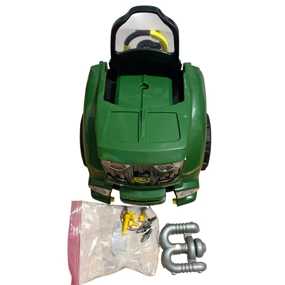 John Deere Tractor Engine Build Workbench Toy Theo Klein Green